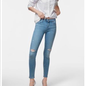 JBrand Maria Mid-Rise Super Skinny Jeans